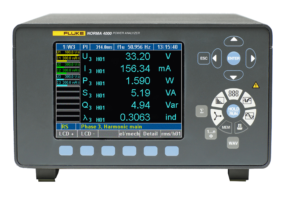 FLUKE Norma 4000 전력 품질 및 에너지 장비 High Precision Power Analyzer